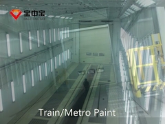 Train And Rail Paint Booth Painting Chamber For Railway Carriage