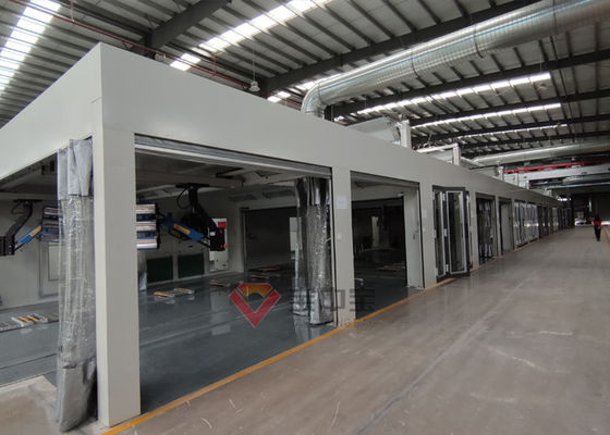 qualité Ligne de peinture automatique de tôle avec le système de la chaleur de lampe infrarouge usine