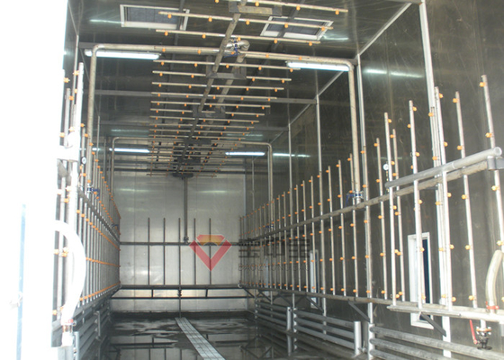 Cabine d'essai d'eau pour l'inspection de fuite de conception adaptée aux besoins du client par véhicule