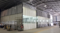 la station de préparation de rideau en PVC a galvanisé le produit militaire de peinture blanche de couleur de tôle d'acier