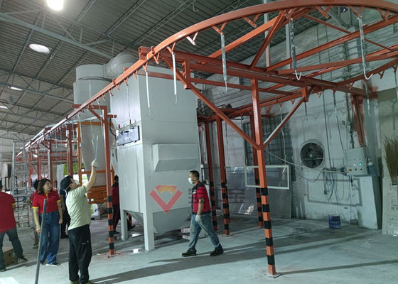 qualité Saupoudrez la ligne de revêtement équipement électrostatique de revêtement de poudre d'usine de revêtement de poudre usine