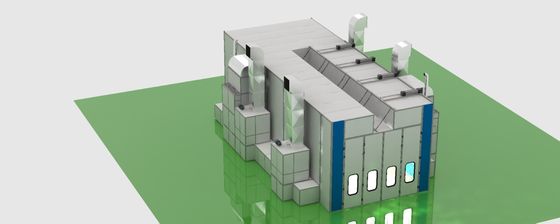 qualité Cabine de jet industrielle d'extraction de mur de deux sdie ouvrant la porte se pliante supérieure usine
