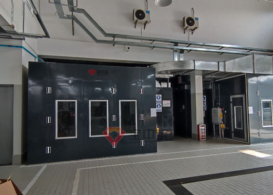 qualité Cabine standard de peinture de la CE de peinture de jet de véhicule avec la grande fan épuisée de prise de capacité usine