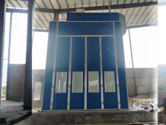 Cabine de pulvérisation de peinture d'autobus Cabine de peinture de camion de commande d'écran tactile de PLC