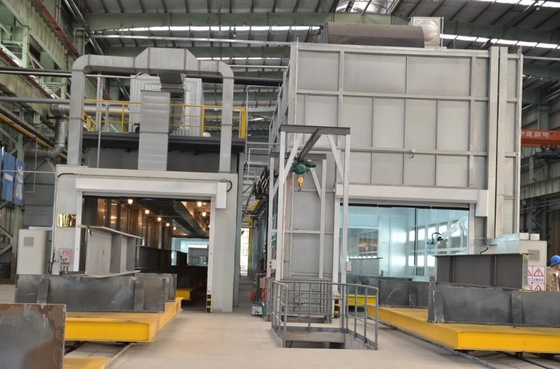 Cabine de pulvérisation de fabrication de métal avec système de contrôle intelligent Four de cuisson