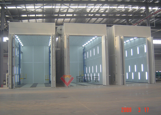 Cabine de peinture d'écran tactile de PLC pour des machines de construction grandes pièces fabriquées