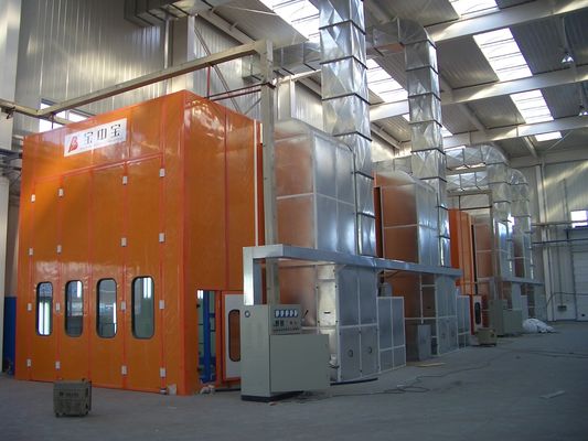 qualité Cabine de jet de courant descendant de circulation d'air de chambre de peinture d'autobus pleine pour le véhicule usine