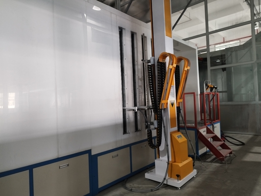 Réciproqueur automatique Machinerie lourde Cabine de peinture pour les mouvements lisses des armes à feu pour le revêtement en poudre