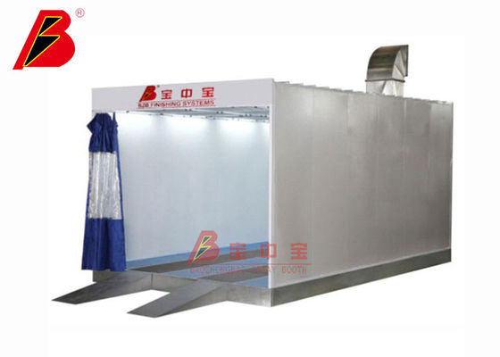 qualité Cabines de ponçage polissant la station de préparation de peinture du rideau 6kw en PVC usine