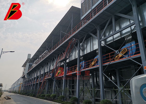 qualité chaîne de production de peinture du garçon d'ascenseur 3D avec la cabine de jet de dispositif d'échappement usine