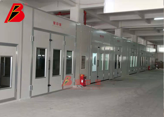 qualité La chaîne de production de couche de peinture de voiture peinture automatique de tôle raye la ligne automatique de réparation de corps usine