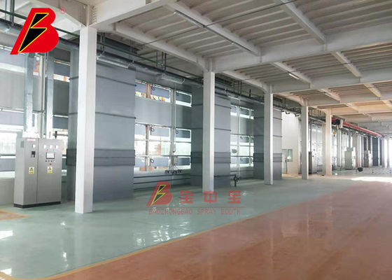 qualité Grande cabine de jet industrielle de l'air 49KW pour des pièces d'avions de train usine