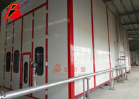 L'eau de camion d'autobus de la CE TUV BZB pleuvant la chaîne de production de cabine d'inspection