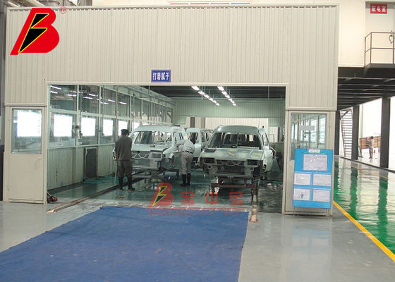 qualité Les équipements de ponçage TUV 30min ont placé la ligne de peinture de voiture usine