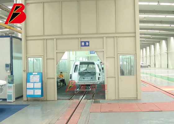 qualité Ligne de peinture de voiture de BZB TUV avec la pièce propre usine