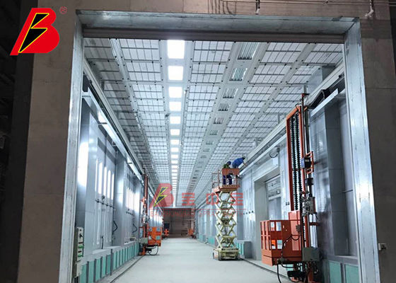 qualité Manlift imperméable à l'intérieur de chaîne de production de peinture usine