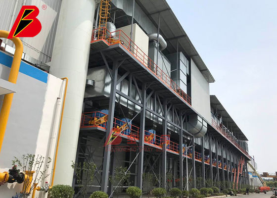 qualité La double couche évente la chaîne de production de peinture métallique du four tunnel 30um usine