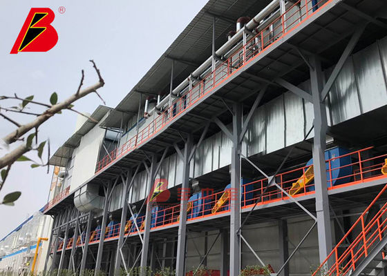 qualité Chaîne de production de peinture électrostatique de la lame TUV de vent par le dispositif d'échappement d'air usine