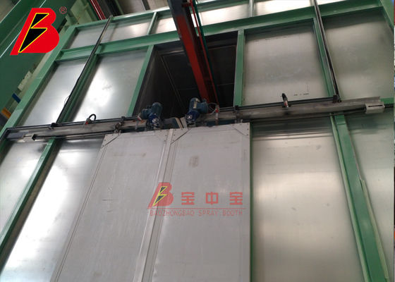 qualité ligne de revêtement automatique du jet 90min avec les portes ouvertes électriques en métal usine