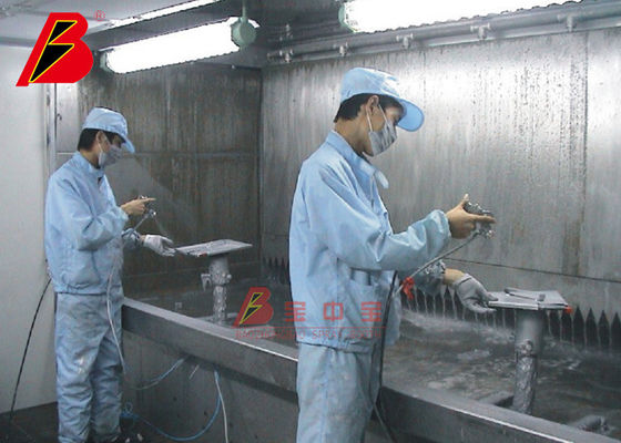 qualité petite cabine de peinture de jet d'objet de 12000mm pour la fabrication de meubles usine