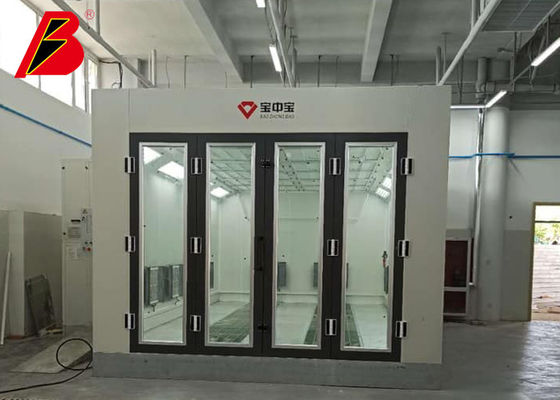 qualité Grande cabine de jet en verre de véhicule de la porte 16kw pour les fans automatiques de turbine usine