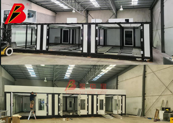qualité Cabine de jet portative de véhicule de jumeaux par style de conteneur usine
