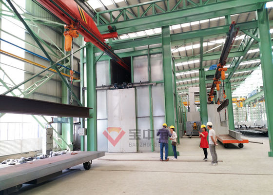 qualité Grande chaîne de production en acier de peinture lignes de pulvérisation d'équipement d'acier chimique liquide automatique de peinture usine