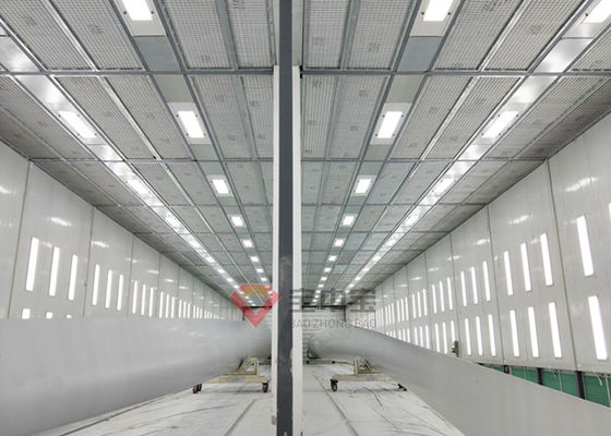 Cabine de pulvérisation d'échappement de côté de pièce de peinture de tour de vent pour la grande cabine de peinture de lame d'énergie éolienne