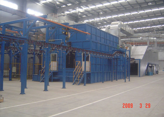 qualité Ligne de peinture professionnelle de machines lourdes avec des projets accrochants de peinture de système de transport usine