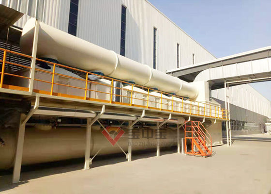 qualité équipements de protection de l'environnement de système de traitement de VOCs de charbon actif de gaz de l'échappement 100000m3/h usine