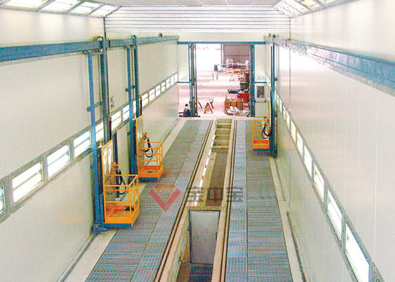 qualité Plate-forme de fonctionnement d'ascenseur d'homme pour des solutions de peinture de souterrain de cabine de jet de train usine