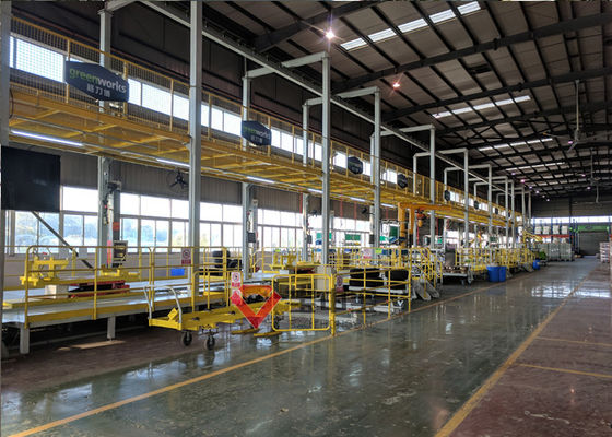 qualité Inspeciton et assembler la ligne pour la ligne de peinture automatique de moto système futé d'entraînement à chaînes usine