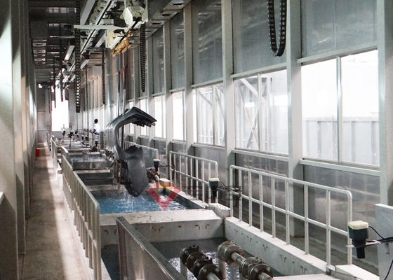 qualité Pulvérisez la pièce dans la ligne de peinture automatique de moto équipements de peinture intelligents d'entraînement à chaînes usine
