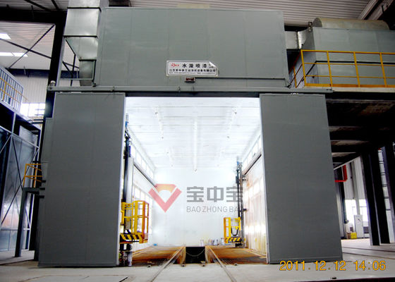 qualité Cabine de jet de cabine de peinture de rotation de l'eau dans des lignes de production de peinture de véhicule militaire usine