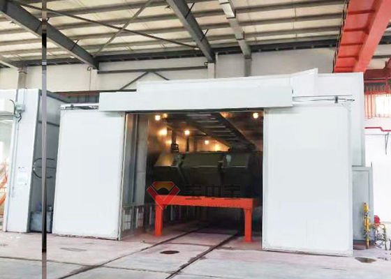 qualité Cabine de cuisson pour la ligne de peinture militaire de réservoir pleine en bas de la chaîne de production de peinture d'ébauche usine