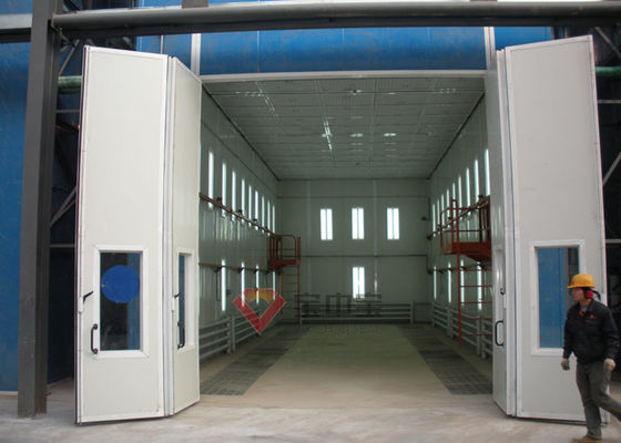 Fan 1000 de lumière latérale de Lux Bus Spray Booth With sur la cabine supérieure de peinture de camion