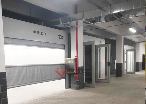 qualité Cabines d'Audi Car Repair Shop Sanding polissant la station de roulement électrique de préparation de peinture de rideau usine