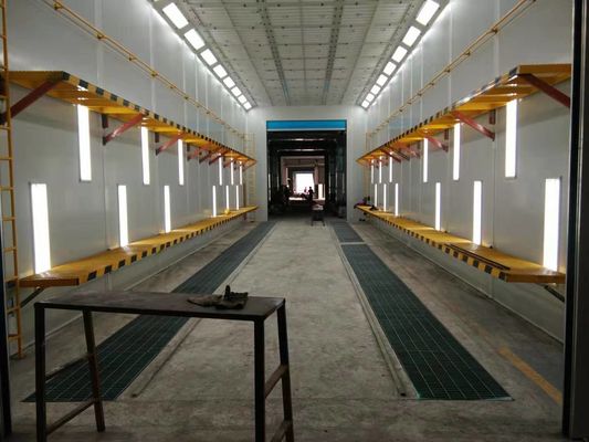 qualité Cabine de jet de conteneur avec la commande d'équipement de traitement de VOCs dans toute la peinture de conception et la pièce de cuisson usine
