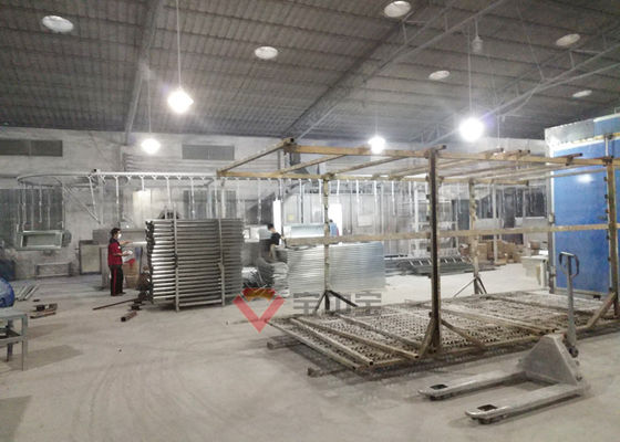 qualité Lignes de revêtement semi-automatiques de poudre pour les pièces industrielles en métal usine