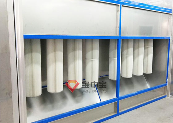qualité Cabine de collection de puissance dans la ligne de revêtement de poudre pièce manuelle de peinture usine