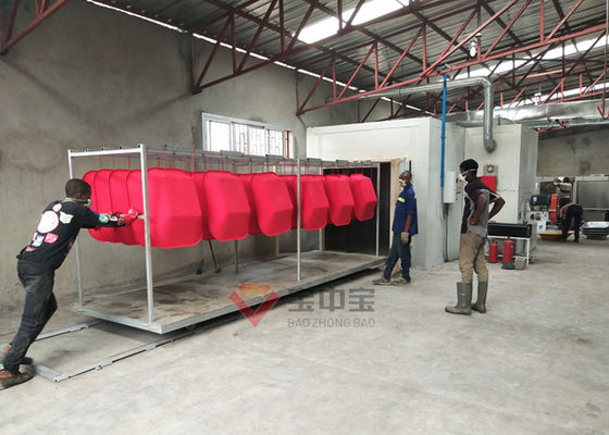 qualité Four de cuisson pour la ligne de revêtement de puissance cabine verticale de revêtement de poudre de Bzb de grande récupération de cyclone usine