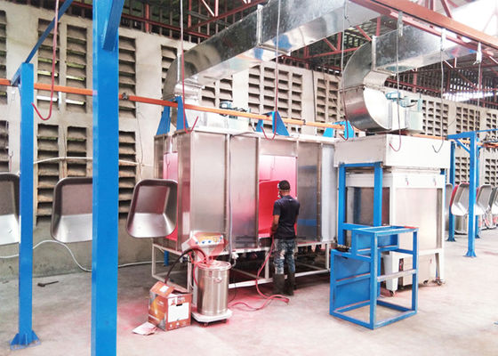 qualité Lignes de revêtement de poudre de convoyeur de la Chine par la pièce de cuisson de 250 degrés usine