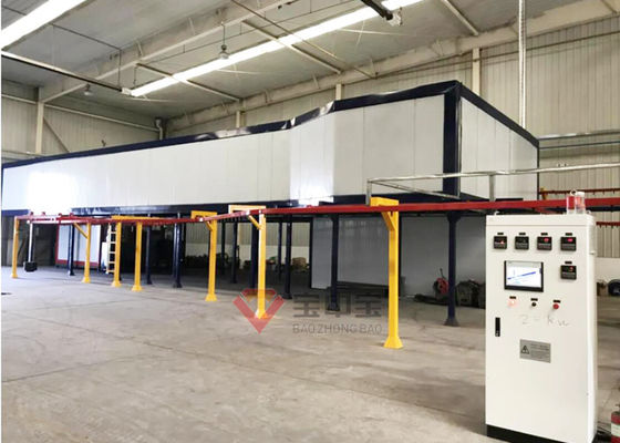 Ligne de revêtement de peinture d'équipement de poudre de machine automatique de couche de peinture