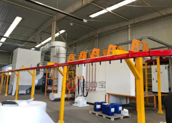 qualité Ligne automatique de pistolage de poudre de grand cyclone pour l'équipement de ventilation usine