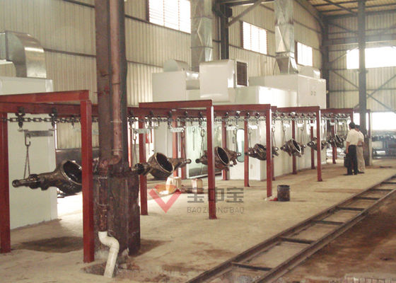Ligne de revêtement de puissance de pièce d'auto ligne de peinture professionnelle systèmes de convoyeur