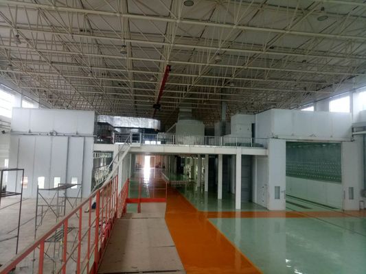 qualité Les tours de revêtement de turbine de vent de cabine de jet d'industrie peignent la cabine de revêtement de cabine usine