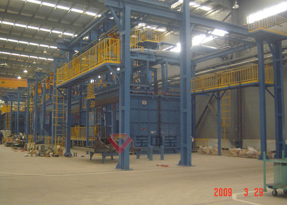 qualité Cabine de peinture de machines lourdes avec la ligne de peinture automatique de système Industral de chaîne de la livraison usine