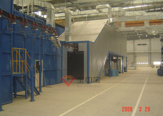 Commande dans toute faire la ligne cuire au four d'Oven In Heavy Machinery Painting