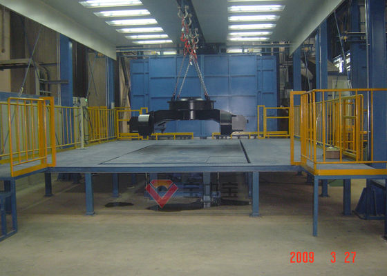qualité La ligne automatique de pistolage pour la cabine de peinture de machines lourdes continuent la ligne de transport usine