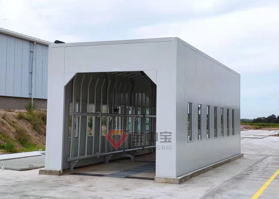 qualité Pleuvoir la cabine d'essai pour la pièce d'inspection de Mini Bus High Pressure Water Leackage usine